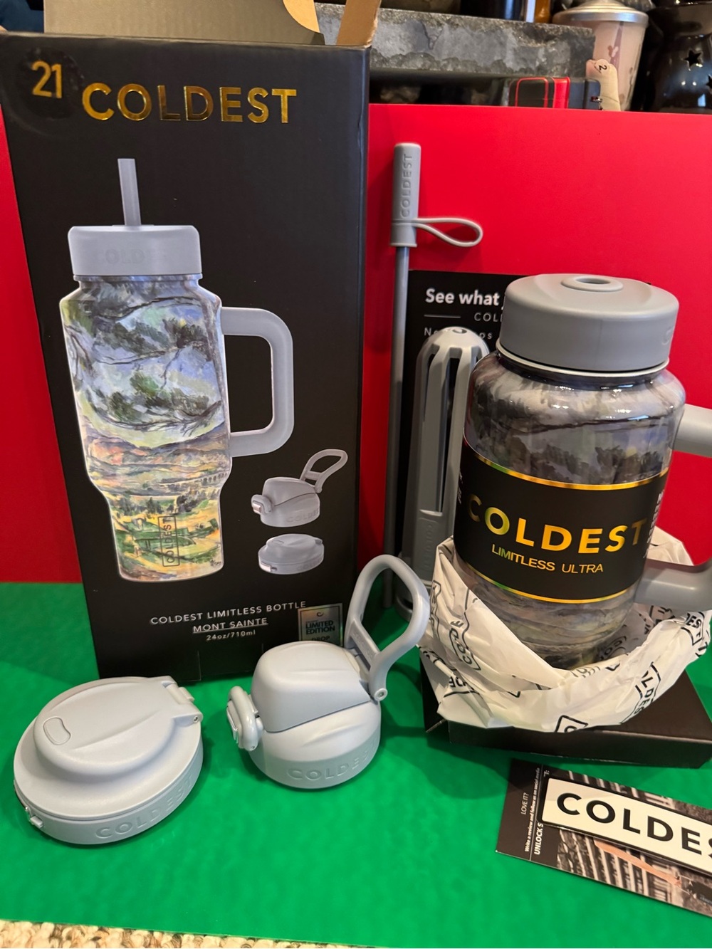 Coldest Limitless Ultra Mont Sainte Bottle in Gray
